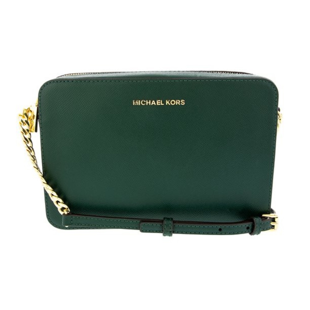 Michael Kors Jet Set Saffiano Leather Crossbody Bag